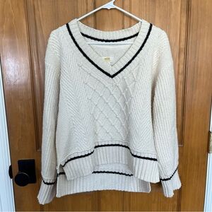 Maeve (Anthropologie) Tillie V-Neck Pullover Sweater